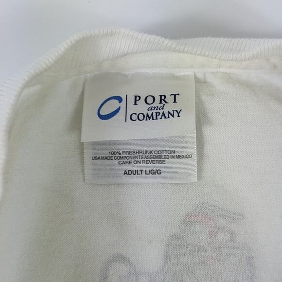 Vintage C Port Mens L Drag Racing T-Shirt POOR Off Road LACR Los Angeles County - Picture 5 of 11